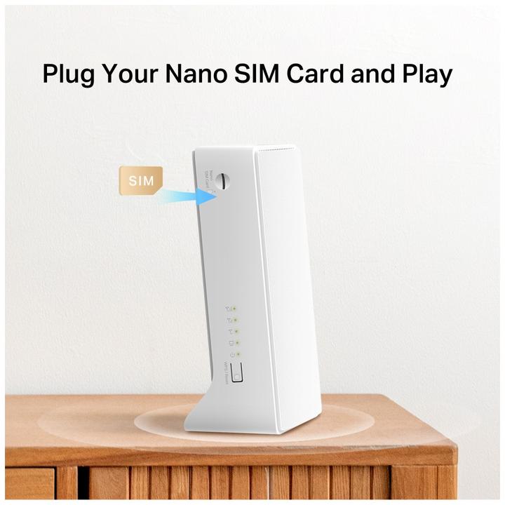 Immagine prodotto Mercusys Router TP-LINK MB130-4G AC1200 Wi-Fi 4G LTE, modem 4G LTE integrato da 150 Mbps