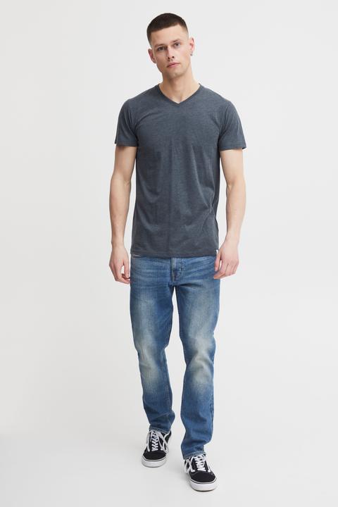 Immagine prodotto Solid Bedo T-Shirt A Maniche Corte Maglietta Da Uomo Con Collo A V In Cotone 100% (L)