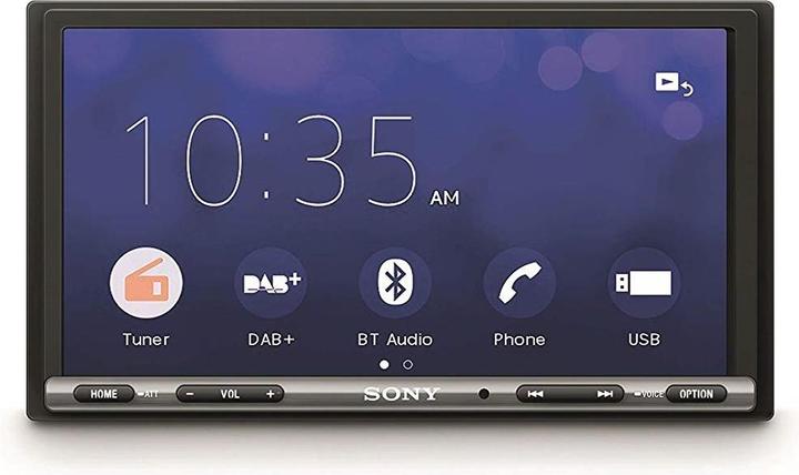Actual product image Sony moniceiver (Android car, Apple Carplay)