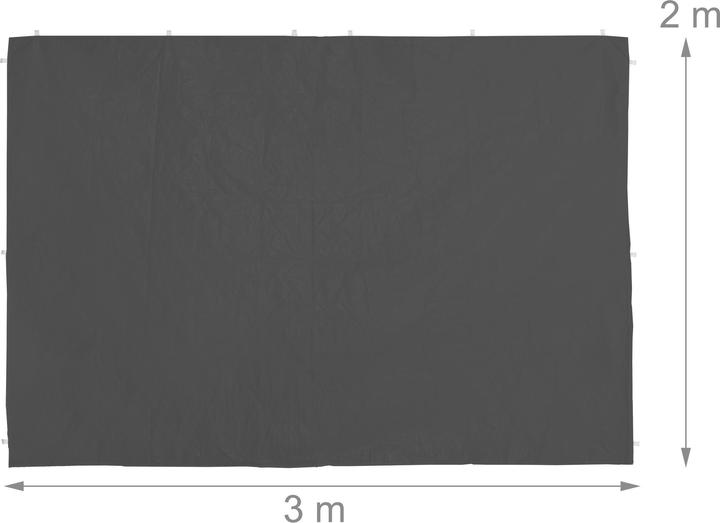 Produktbild Relaxdays 2x Pavillon Seitenwand (10 cm, 300 cm)