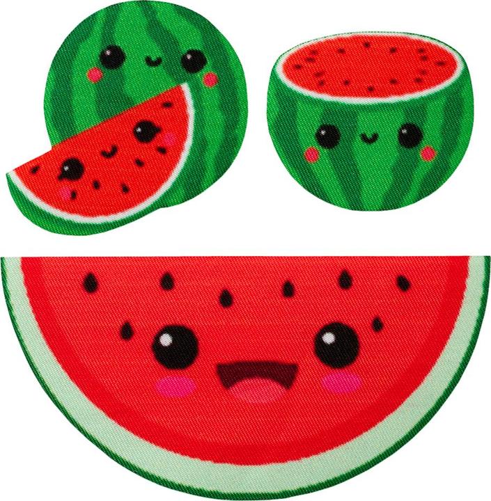 Produktbild Mono Quick Applikationen - Teens and Jeans - aufbügelbar Create Wassermelone u. aufkleben (3 x)