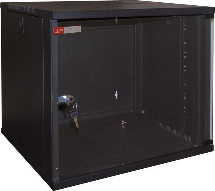 Produktbild Wp Wall cabinet, 9 U, 54 cm width, 44.5 cm height, 60 cm depth, black (9 HE, 19 Zoll Rack)