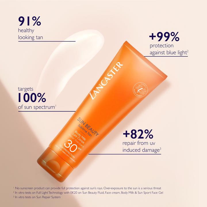 Image du produit Lancaster Lait Corps de Beauté Solaire SPF30 (Lait solaire, SPF 30, 250 ml, 279 g)