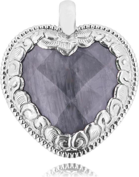 Leyda Anhänger Herz Vintage (Silber 925)