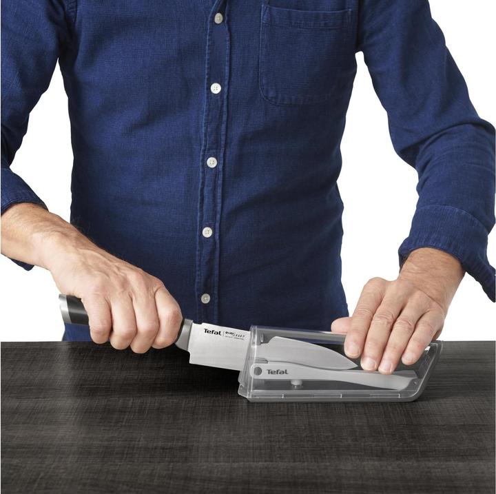 Produktbild Tefal Ever Sharp Kochmesser mit Messerschärfer-Etui (16.50 cm)