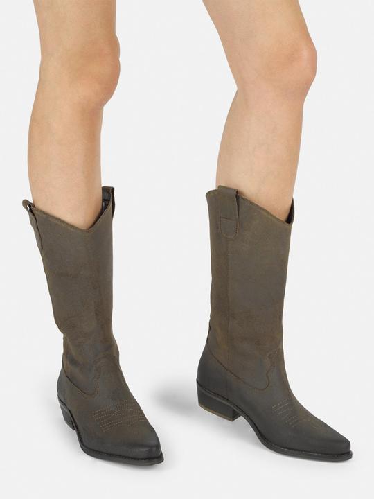 Image du produit Felmini El Paso B921, bottes de cowboy en daim de luxe. Avec l'artisanat d'art (40)