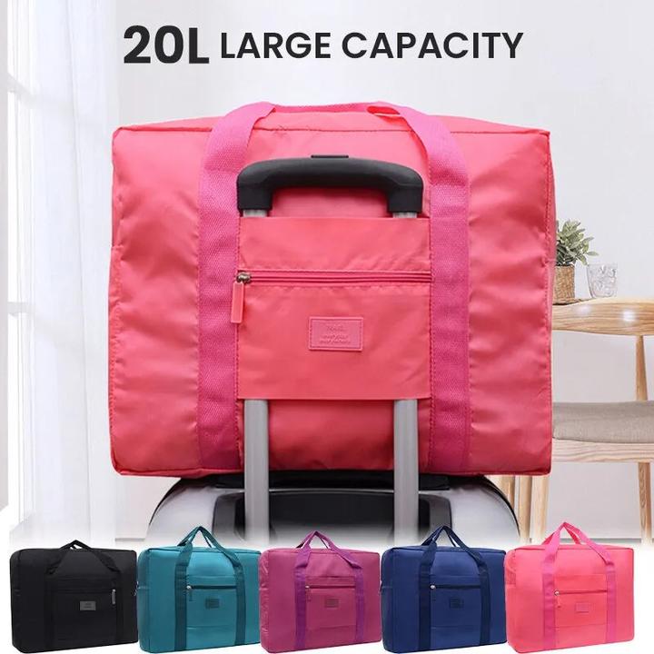 Image du produit Only-Bags.Store Sac de voyage pliable Sac de voyage léger Tote Carry On Sac à bagages Weekender Overnight