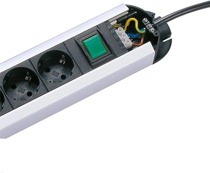 Image du produit Bachmann Bâti de prises PRIMO CLASSIC ALU, 3x avec (3 x, CEE 7/3, 2 m)