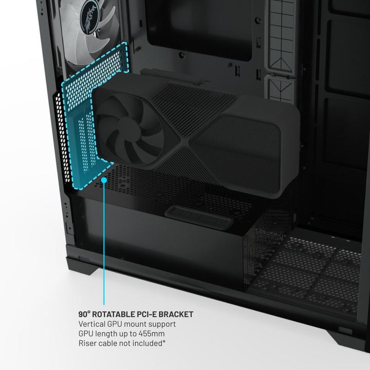 Actual product image Valkyrie VK02 Lite Black (mATX, Mini-ITX, ITX, ATX)