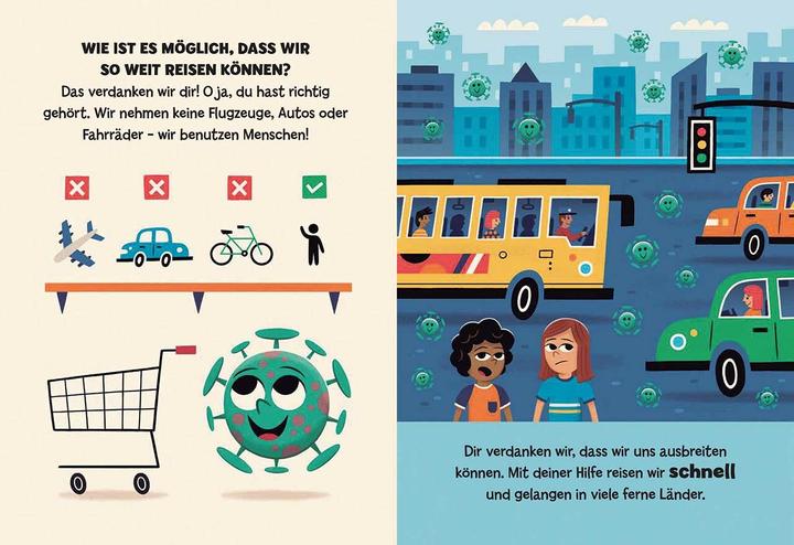 Produktbild National Geographic Viren: Wie bleibe ich gesund (Deutsch, Mattia Crivellini, Valeria Barattini, Anke Wellner-Kempf, Victor Medina, 2021)
