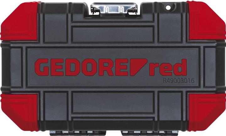 Produktbild Gedore Red red Steckschlüsselsatz, 16-teilig, Mit Umschaltknarre, Ratsche, Steckschlüssel, 1/4"