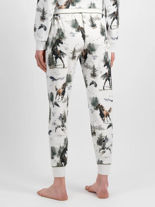 Actual product image Pj Salvage Pyjama bottom white/small patterned (36)