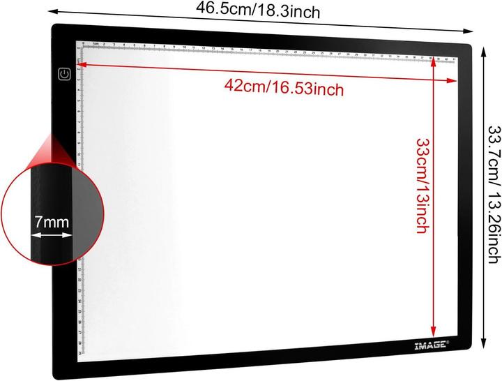 Image du produit Image Planche à dessin LED (A3)