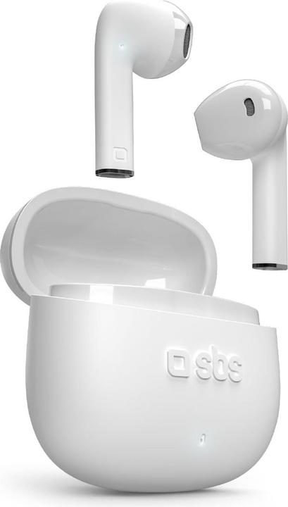Produktbild SBS One Color Semi-In-Ear weiá TWS-BT-Headset (90 h, Kabellos)
