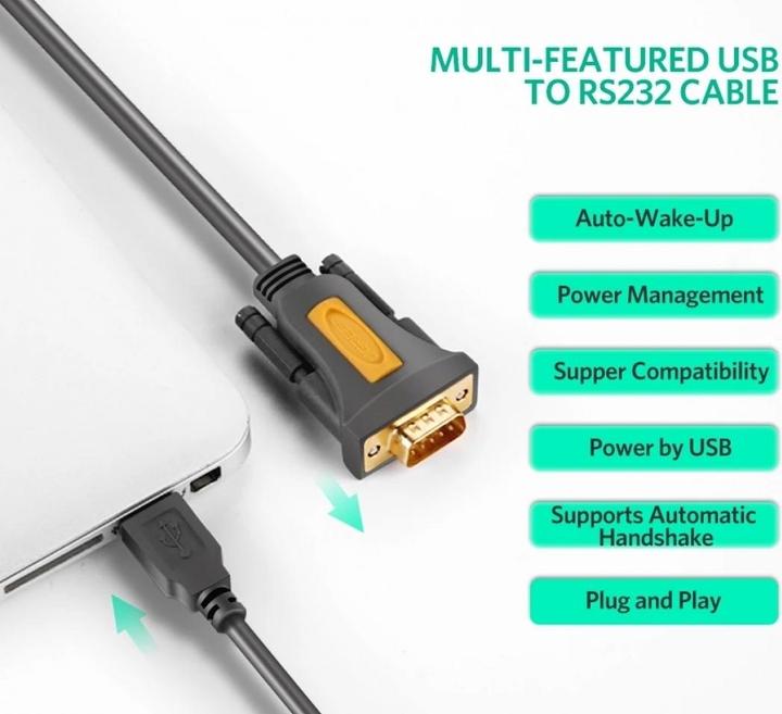 Image du produit Ugreen USB – RS-232 Adapter (1 m)