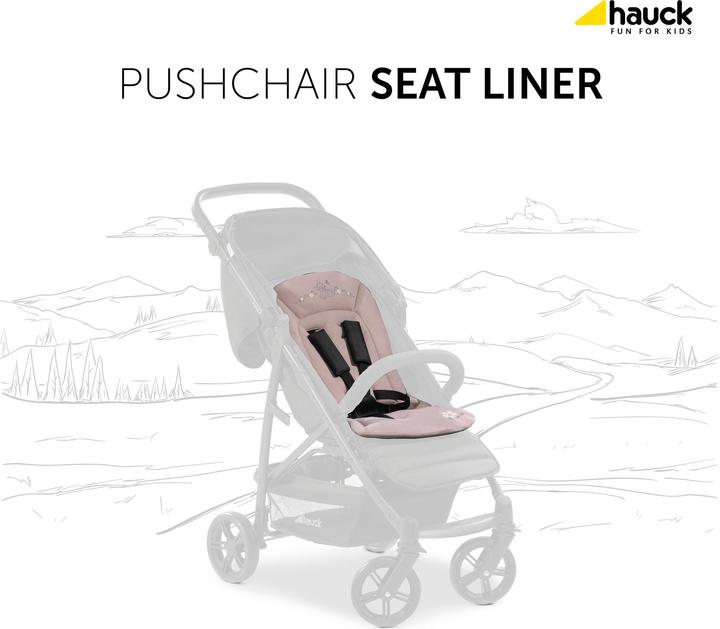 Produktbild Hauck Pushchair Seat Liner Bambi Rose