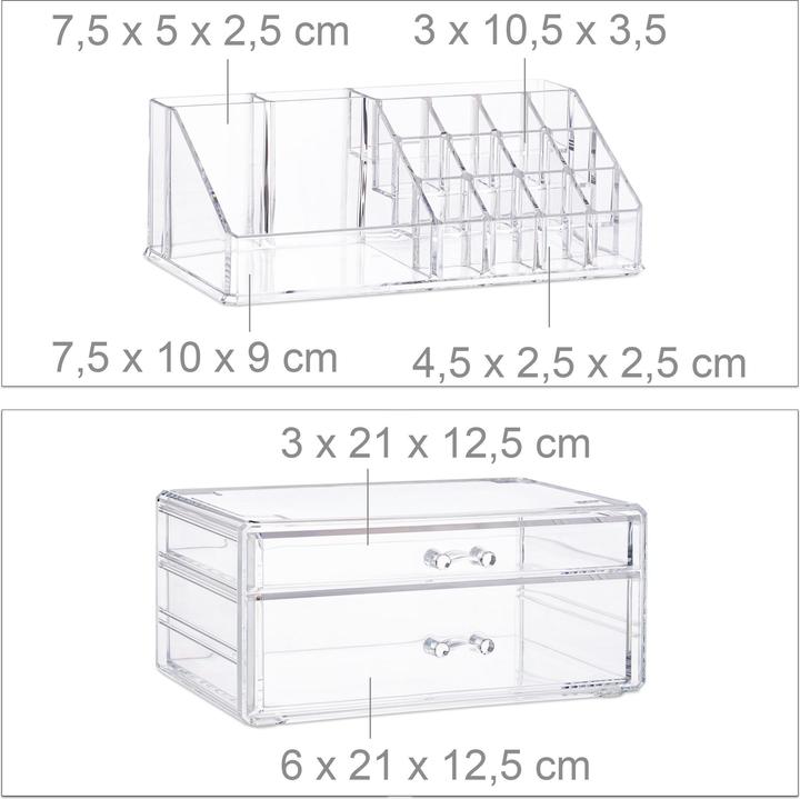 Actual product image Relaxdays Make-up organiser