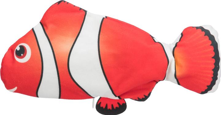 Trixie Wriggle fish toy, cat toy, white (Catmint toy)