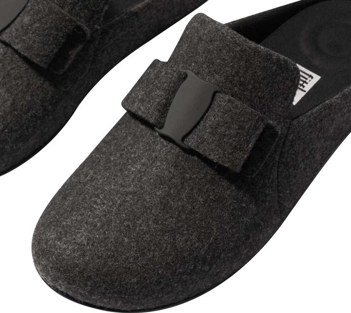 Actual product image Jim Thompson Womens/Ladies Chrissie II Haus E01 Bow Felt Slippers (32)