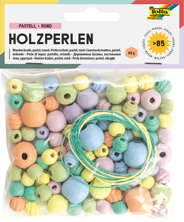 Produktbild Folia Holzperlen