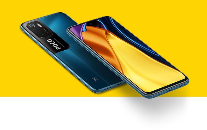 Actual product image Xiaomi Poco M5 Pro (64 GB, Cool Blue, 6.50", Hybrid Dual SIM, 48 Mpx, 5G)