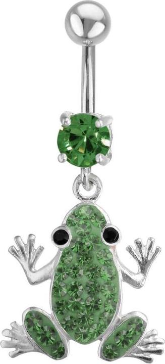 Bijouteria Bauchpiercing (Edelstahl, Silber 925, Kristall)