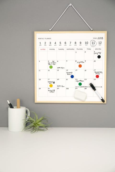 Actual product image Kikkerland Calendar (Combination board, 34 x 34 cm)