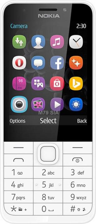 Produktbild Nokia Mobiltelefon 230 TA-1609 DS EU NOR WHITE (2.50")