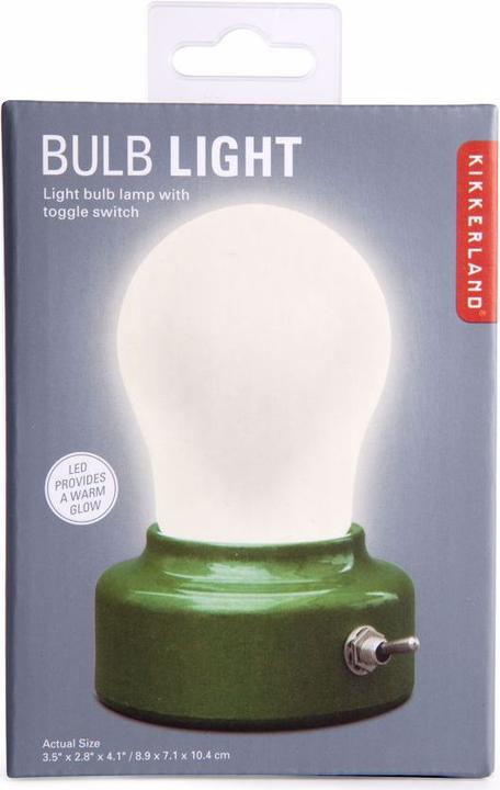 Immagine prodotto Kikkerland Luce della lampadina