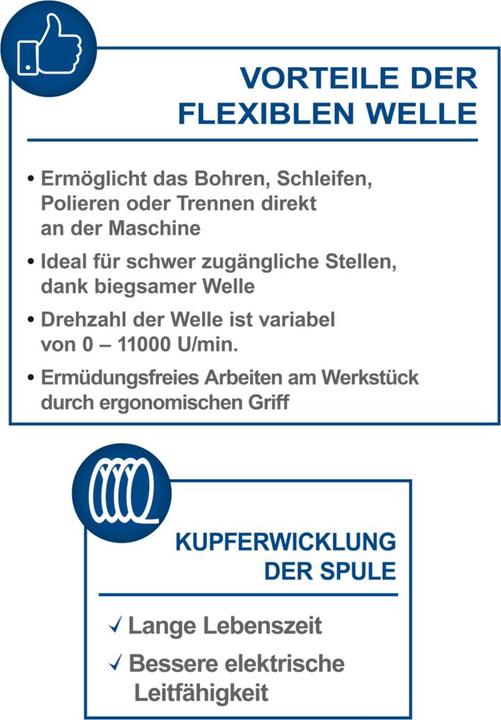 Actual product image Scheppach Double grinder with flexible shaft HG35 (Bench grinder, 120 W)