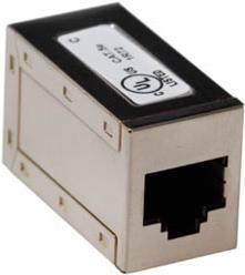 Produktbild Inline Coupler RJ-45 shielded CAT6A. Type: C6A C6a in line coupler shielded