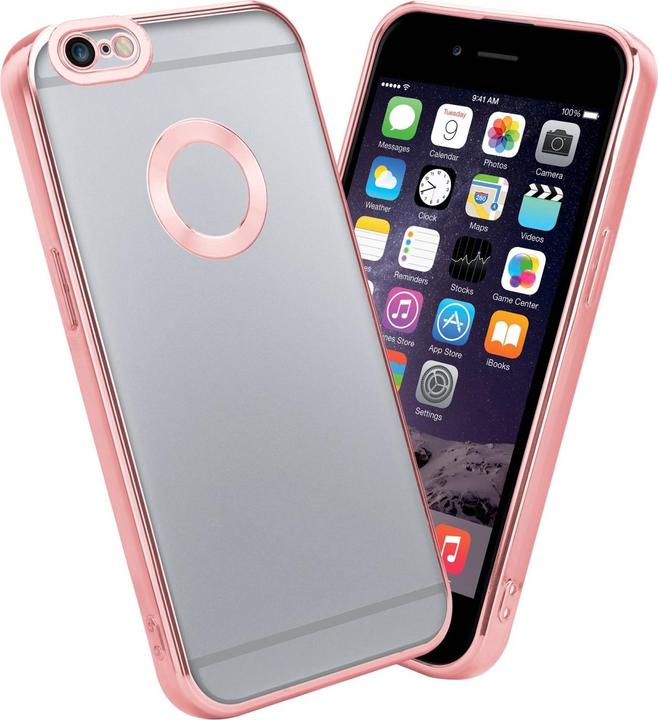 Produktbild Cadorabo TPU Hülle Chrome mit Kameraschutz für Apple iPhone 6 / 6S (Apple iPhone 6)