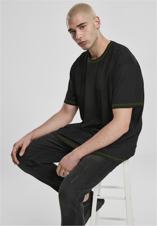 Image du produit Urban Classics T-shirt lourd oversize à points contrastés (M)