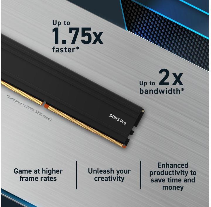 Produktbild Crucial Pro (2 x 16GB, 5600 MHz, DDR5-RAM, DIMM)