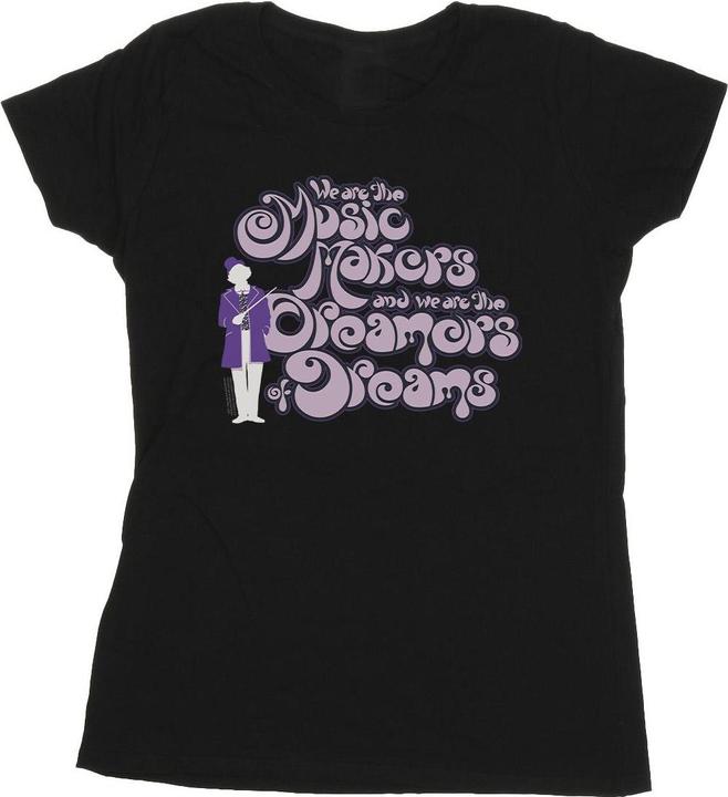 Willy Wonka & the Chocolate Factory Dreamers Text TShirt (S)