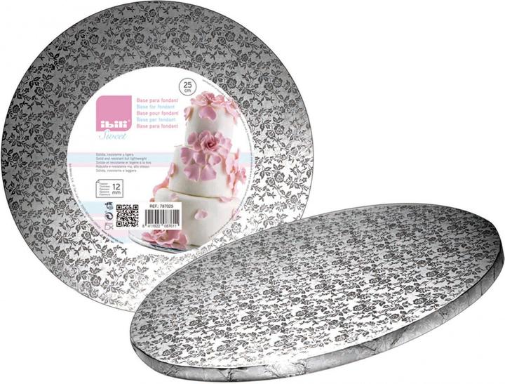Produktbild Ibili Kuchenablage rund 35 cm Perfekt zum Ausrollen von Fondant, Marzipan oder Teig