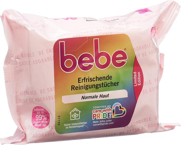 Bebe Reinigungstücher 25er, Erfrischend (Reinigungstücher, 520 ml)