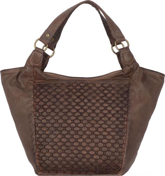 Greenland Nature Femi & Nine Schultertasche Leder 38 cm