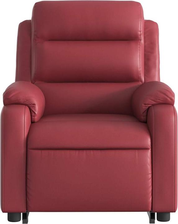 Immagine prodotto VidaXL Poltrona massaggiante Poltrona stand-up Poltrona TV Poltrona relax Poltrona in similpelle rosso vino