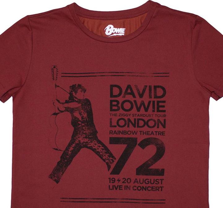 Immagine prodotto David Bowie Rainbow Theatre Maglietta Donna (M)