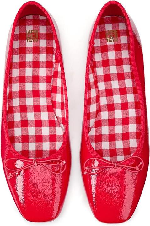 Actual product image La Redoute Collections Ballerinas in patent look (38)