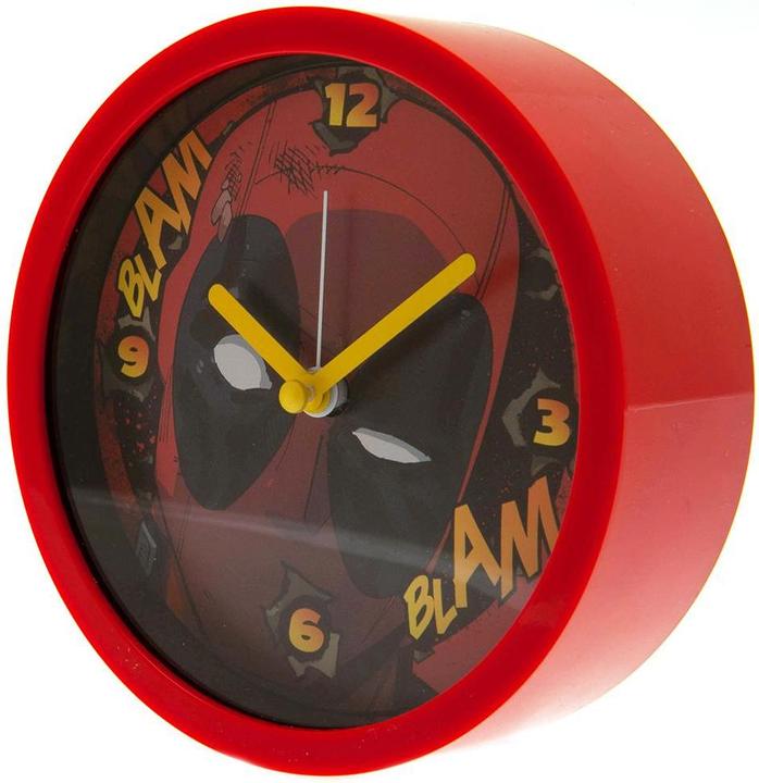 Actual product image Deadpool Blam Analogue Table Clock
