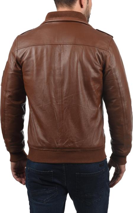 Immagine prodotto Solid Giacca In Pelle Giubotto Di Pelle Giacche Da UomoCon Collo Alto Vera Pelle (3XL)