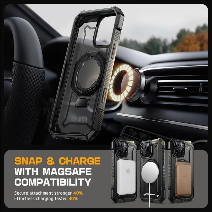 Actual product image Supcase Ub Grip Mag Magsafe Iphone 16 Pro Black (Apple iPhone 16 Pro)