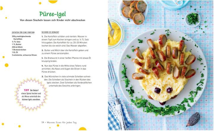 Produktbild Lecker, lustig und gesund Die besten Rezepte für Kinder mi (Deutsch, Christine Sinnwell-Backes, Timo Kuehn, 2023)
