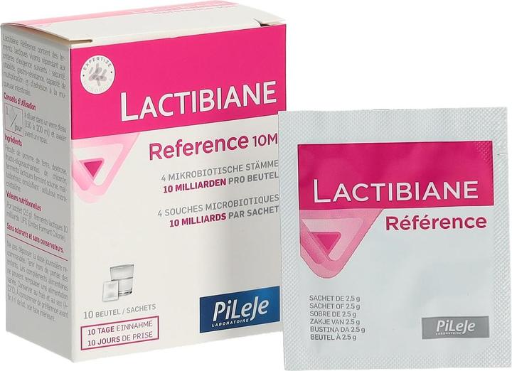 Actual product image Lactibiane Reference 10M (10 Piece, Beutel, 43 g)