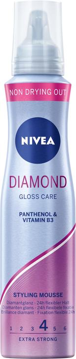 Produktbild NIVEA Diamond Gloss Care Styling Mousse (150 ml, Schaumfestiger)