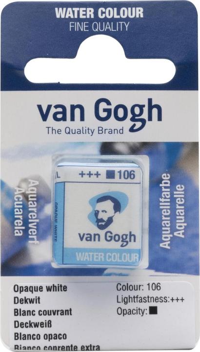 Produktbild Van Gogh Aquarellfarbe 106 Deckweiss, 1 Stück (Weiss, 1000 ml)