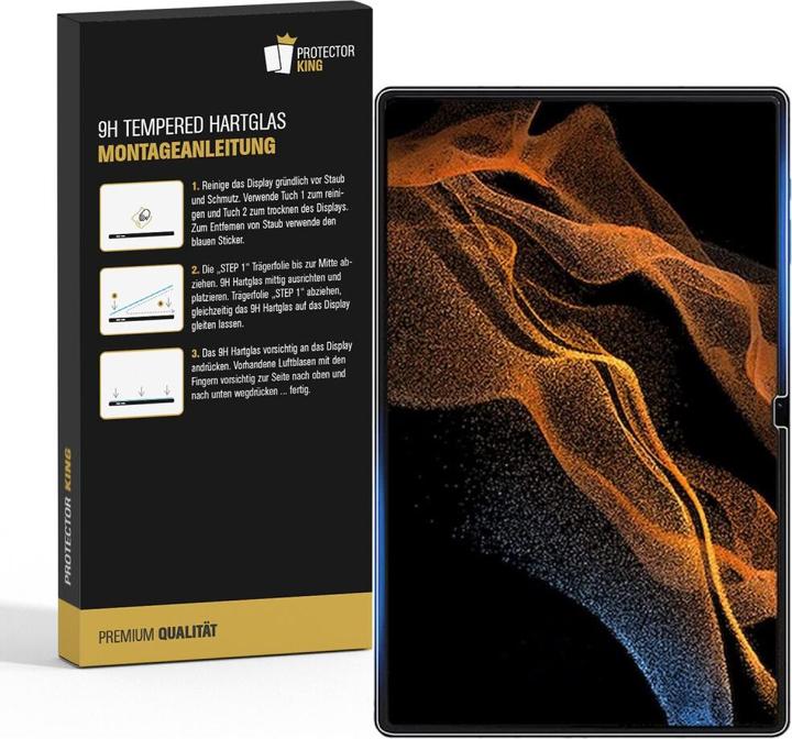 Produktbild Protectorking 5x tempered 9H Panzerglas matt entspiegelt (5 Stück, Galaxy Tab S9 Ultra)