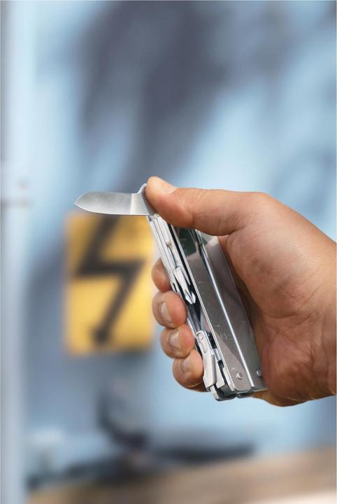 Actual product image Victorinox Swiss Tool MX Clip 3.0327.MKB1 Multitool Silver (26 Functions)